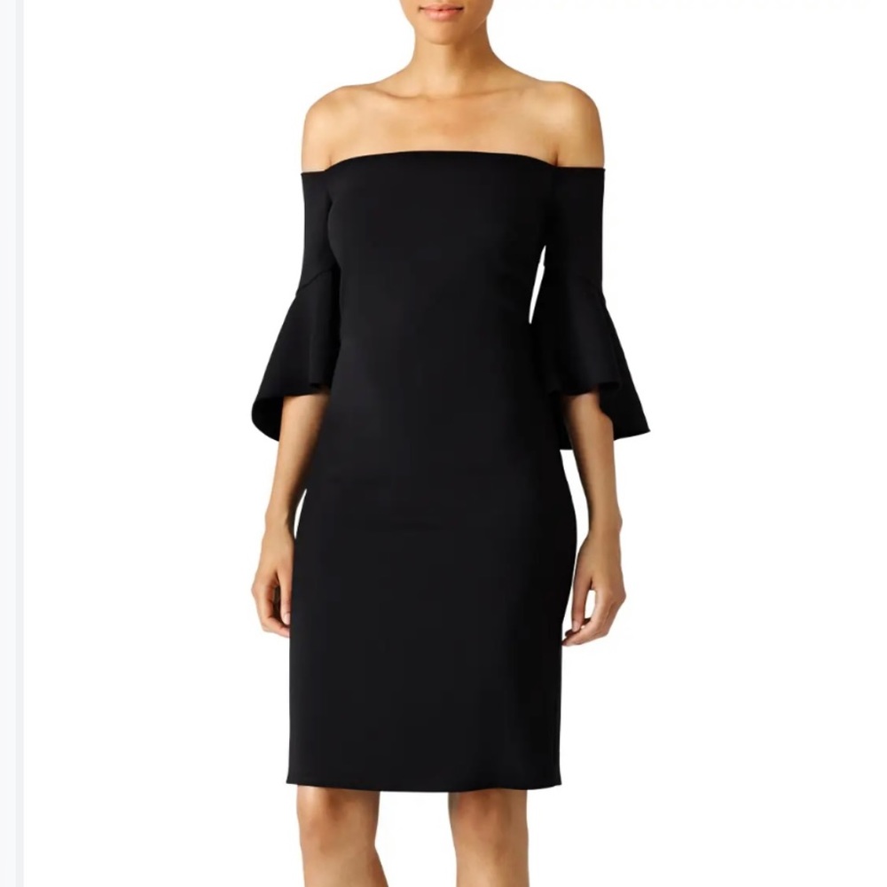 Laundry by Shelli Segal
Black Bell Sleeve Cocktail Dress
